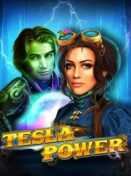 Decorative casino game artwork for Bananzia: Tesla Power